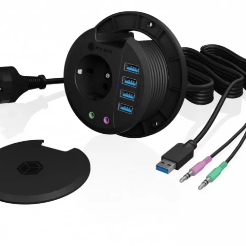 IcyBox ICY BOX IB-HUB1430 Desk Hub 80mm
