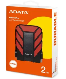 Adata DashDrive Durable HD710 2TB 2.5 USB3.1 червен