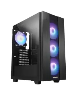 Chieftec кутия за компютър GS-02B-OP Hunter 2 Midi Tower 4xRGB USB
