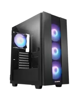 Chieftec кутия за компютър GS-02B-OP Hunter 2 Midi Tower 4xRGB USB