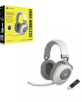 Alternative view of Corsair Wireless headset HS65 V2 бял