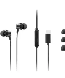 Alternative view of Lenovo USB-C Wiчервен слушалки тапи 4XD1J77351