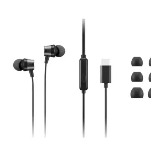 Alternative view of Lenovo USB-C Wiчервен слушалки тапи 4XD1J77351