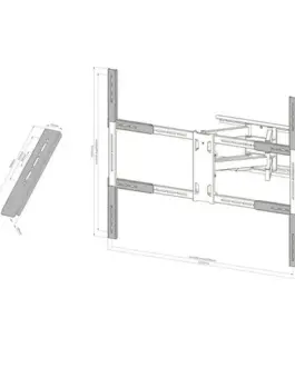 Alternative view of Neomounts VESA extension kit AWLS-950BL1