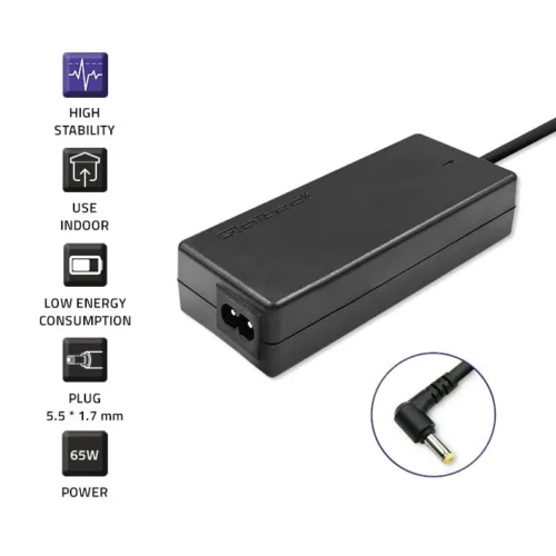 Qoltec Power адаптер for Acer 65W 19V 3.42A 55 1.7