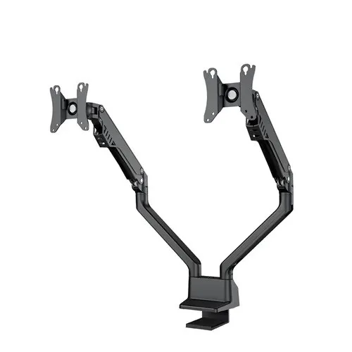 Neomounts Desk holder FPMA-D750Dчерен2 for 2 screens 10-32 inches 75x75-100x100 2-8kg h:20-51cm PIVOT 180