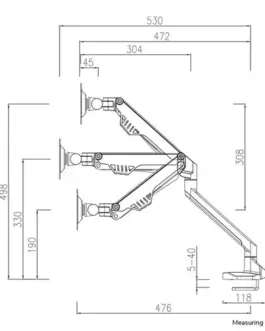 Alternative view of Neomounts Desk mount FPMA-D750черен2