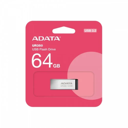 Adata Pendrive UR350 64GB USB3.2 Gen1 Metal черен