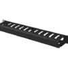 Lanberg кабел organizer 19 inches 1U with type A cover черен