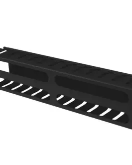 Alternative view of Lanberg кабел organizer 19 inches 2U with type A cover черен