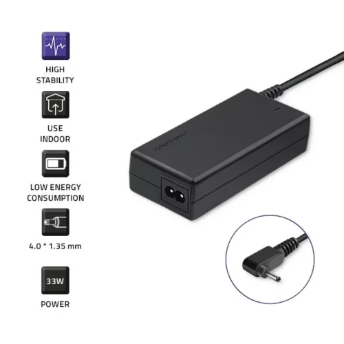 Qoltec захранващ блок for Asus 33W | 19V | 1.75 | 4.0 * 1.35 | + Power