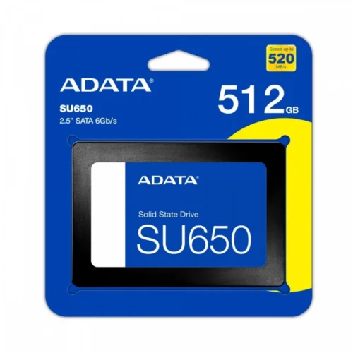Adata Drive SSD Ultimate SU650 512GB 2.5 S3 3D TLC Retail