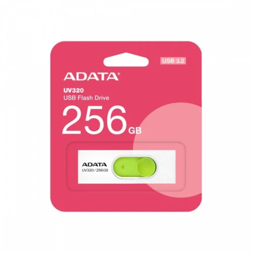 Adata Pendrive UV320 256GB USB3.2 бял-зелен