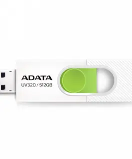 Adata Pendrive UV320 512GB USB3.2 бял-зелен