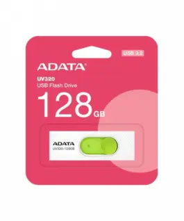 Alternative view of Adata Pendrive UV320 128GB USB3.2 бял-зелен