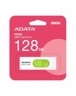 Alternative view of Adata Pendrive UV320 128GB USB3.2 бял-зелен