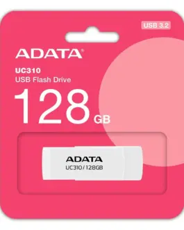 Alternative view of Adata Pendrive UC310 128GB USB3.2 бял