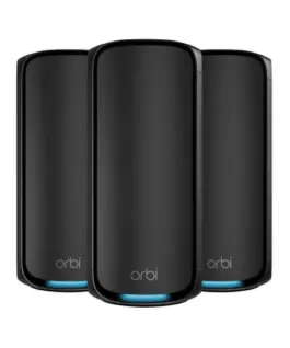 Netgear Router RBE973SB System WiFi 7 Orbi 3-pk черен