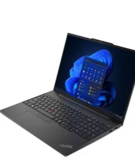 Lenovo Лаптоп ThinkPad E16 G1 21JT000JPB W11Pro 7730U/16GB/512GB/AMD Radeon/16.0 WUXGA/Graphite черен/1YR Premier Support + 3YRS