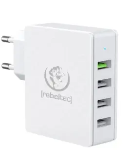 Rebeltec Fast зарядно QC3.0 techn ology 4 USB ports
