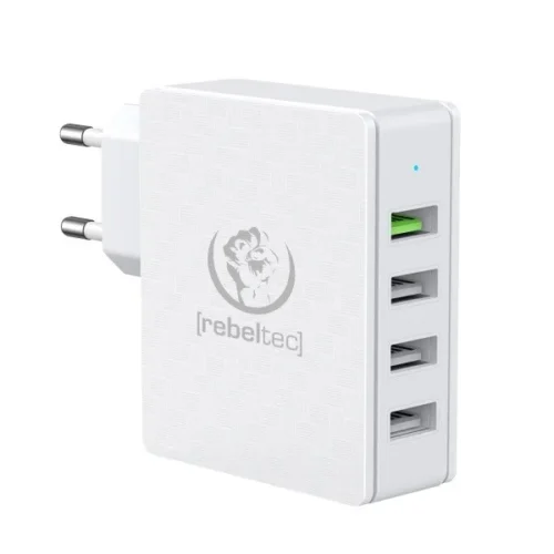 Rebeltec Fast зарядно QC3.0 techn ology 4 USB ports
