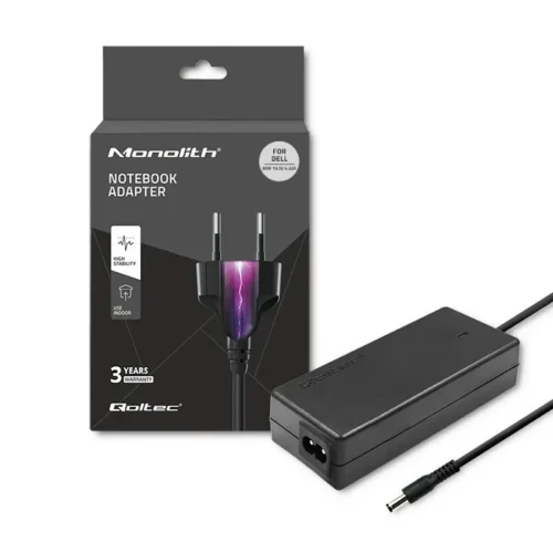 Qoltec Power адаптер for Dell 90W | 19.5V | 4.62A | 4.5 * 3.0 + pin