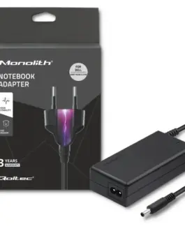 Qoltec Power адаптер for Dell 45W | 19.5V | 2.31A | 4.5 * 3.0 + pin