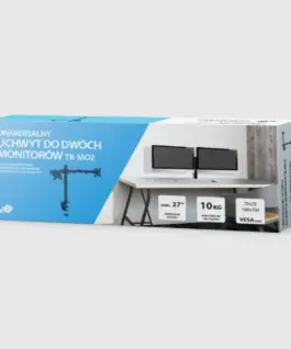 TB Monitor mount two-armed TB-MO2 10-27 inches 10kg VESA 100×100