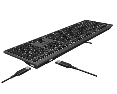 Alternative view of A4 Tech Keyboard FStyler FX60H (бял Backlit)