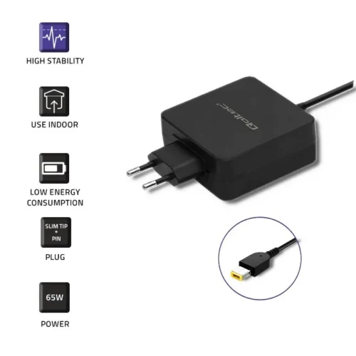 Qoltec Power адаптер for Lenovo 65W 20V 3.25Aslim tip+pin