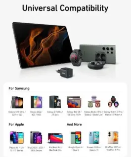 Alternative view of Anker 313 45W черен USB-C зарядно