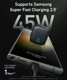 Anker 313 45W черен USB-C зарядно