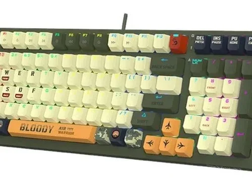 Alternative view of A4 Tech Mechanical клавиатура Bloody S98 USB Aviator (BLMS червен Switches)