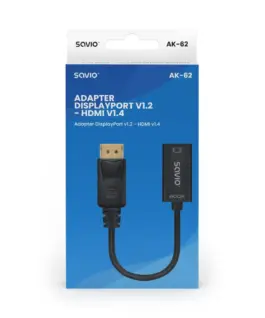 Savio DP-HDMI адаптер AK-62 SAVIO