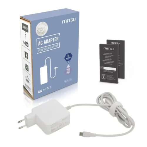 Mitsu AC адаптер USB Type C 45W (бял)