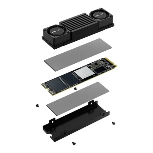 PNY SSD диск 1TB M.2 2280 CS3150 M280CS3150HS-1TB-RB черен HEATSINK
