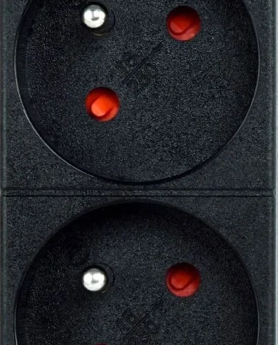 Alternative view of Gembird Rack power strip PDU 9xFR 1U 16A FR 2m