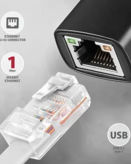 Alternative view of AXAGON ADE-AR, USB-A 3.2 Gen 1 LAN адаптер 1Gbit