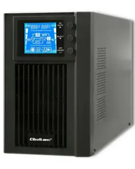 Qoltec UPS On-line Pure Sine Wave 1kVA 800W LCD USB