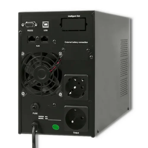 Qoltec UPS On-line Pure Sine Wave 1kVA 800W LCD USB