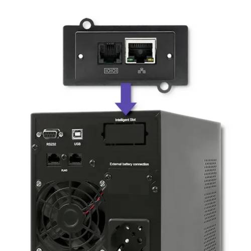Qoltec UPS On-line Pure Sine Wave 1kVA 800W LCD USB