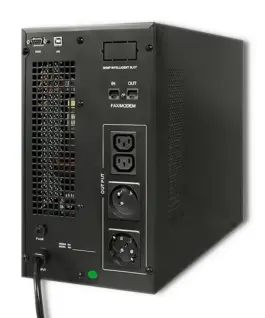 Alternative view of Qoltec UPS On-line Pure Sine Wave 3kVA 2.4W LCD USB