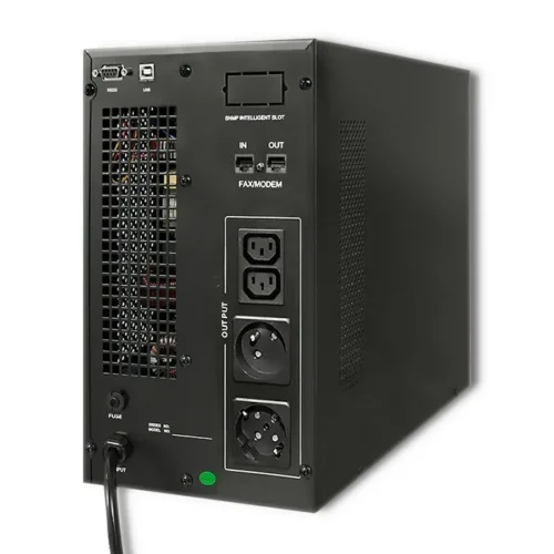 Alternative view of Qoltec UPS On-line Pure Sine Wave 3kVA 2.4W LCD USB