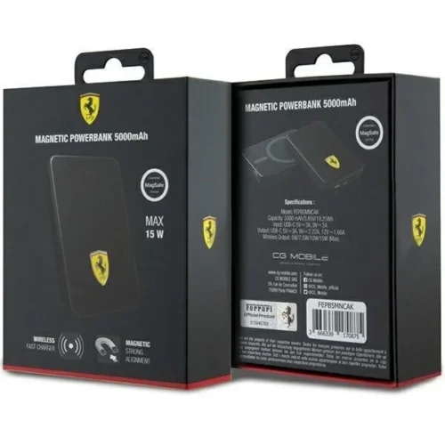 Alternative view of Ferrari Ferrari външна батерия 15W MagSafe 5000mAh Wireles