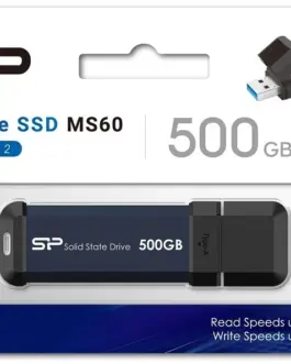 Alternative view of Silicon Power външен SSD MS60 500GB USB 3.2 600/500MB/s
