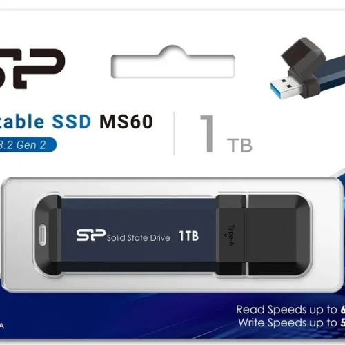 Silicon Power външен SSD MS60 1TB USB 3.2 600/500MB/s