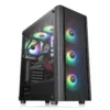 Thermaltake V250 Air Tempeчервен Glass черен