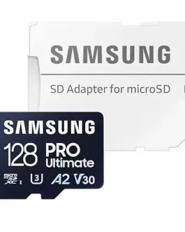 Samsung памет card microSD MB-MY128SA/WW Pro Ultimate 128GB + адаптер