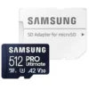 Samsung памет card microSD MB-MY512SA/WW Pro Ultimate 512GB + адаптер