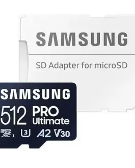 Samsung памет card microSD MB-MY512SA/WW Pro Ultimate 512GB + адаптер